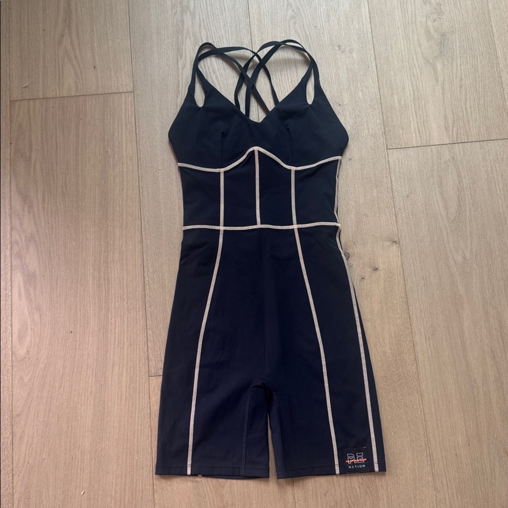 P.E Nation Frontside Unitard bodysuit in Black size XS - Picture 9 of 12